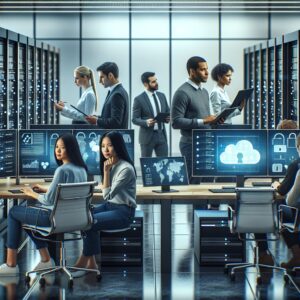 אילוסטרציה לנושא שירותי מחשוב לעסקים: פתרונות המעניקים יתרון תחרותי