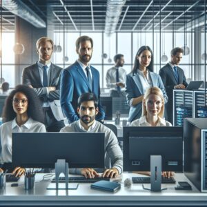 אילוסטרציה לנושא שירותי מחשוב חיוניים לכל עסק בעידן הדיגיטלי